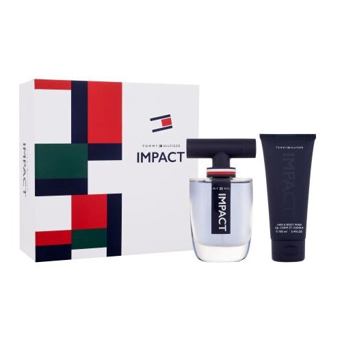 Tommy Hilfiger Impact set1: EDT 100 ml + gel za prhanje 100 ml + EDT 4 ml za mo&amp;scaron;ke Slike