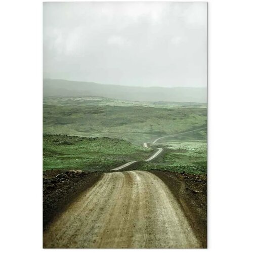  Slika - Road Across the Plains (1 Part) Vertical 60x90 Akustična Slike