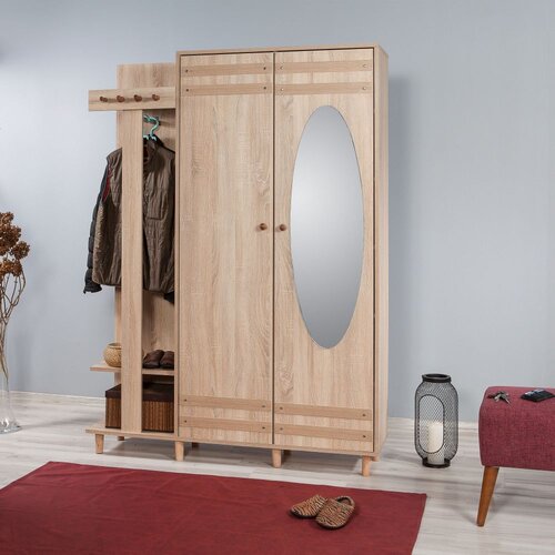 Woody Fashion garmanto 135-200 sonoma oak hall stand Cene