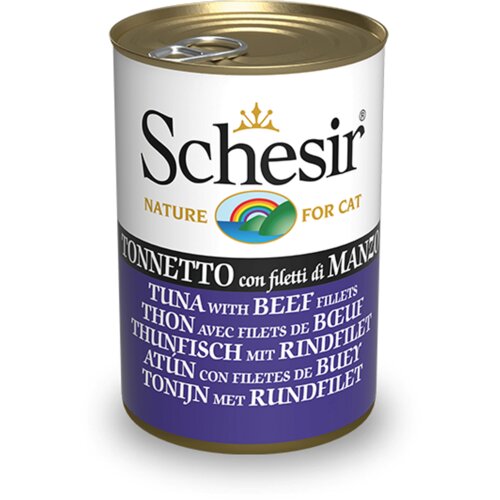 Schesir konzerva sa tunom i govedinom za mačke 140g Slike