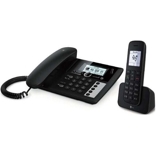 Telekom Deutschland Sinus PA 207 Plus 1 Analog /DECT telephone Caller ID Black Cijene