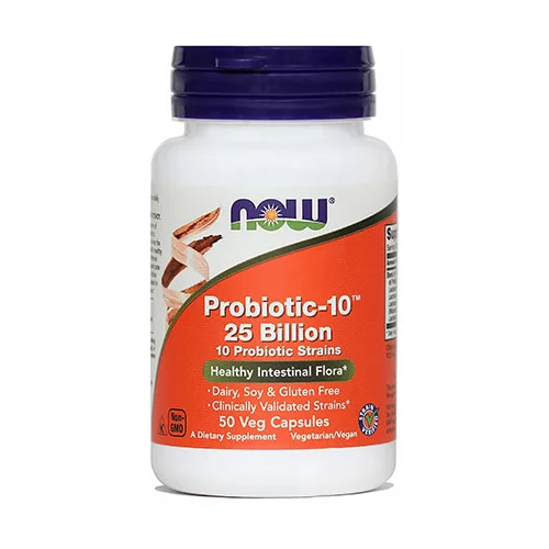 NOW Probiotic-10 25 milijard, kapsule