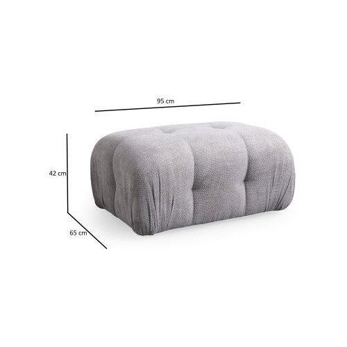 Atelier Del Sofa ugaona garnitura petite 2 light grey Slike