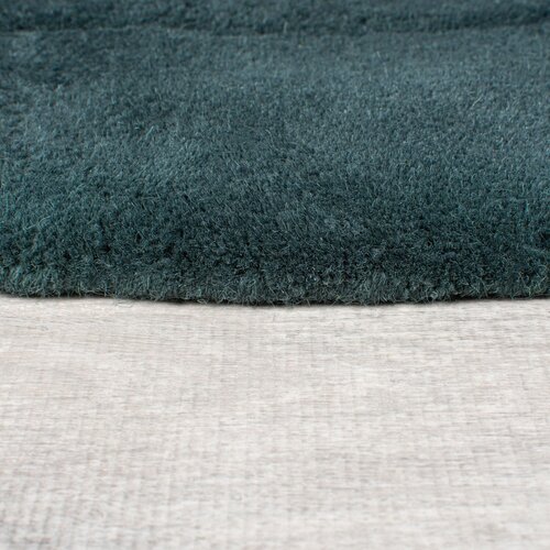 Flair Rugs Plavozeleni ručno rađen vunen okrugao tepih &amp;oslash; 160 cm Shard Teal &amp;ndash; Slike