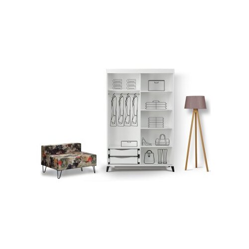 Hanah home Ormar 140x216x60cm Bijeli Slike