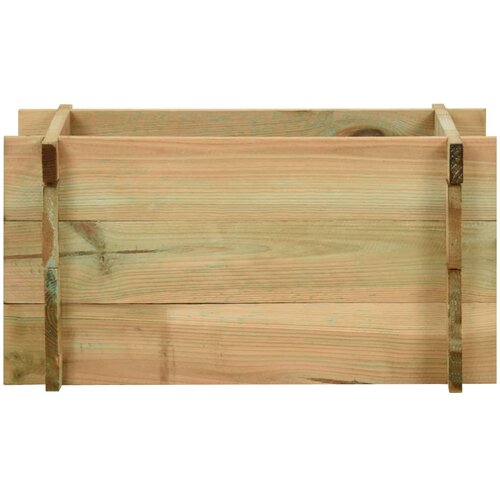 Maison Chic Dvignjeno vrtno Cvetlično korito - Cvetlični Lonec impregnirana borovina 40 cm, (21789856) Cene