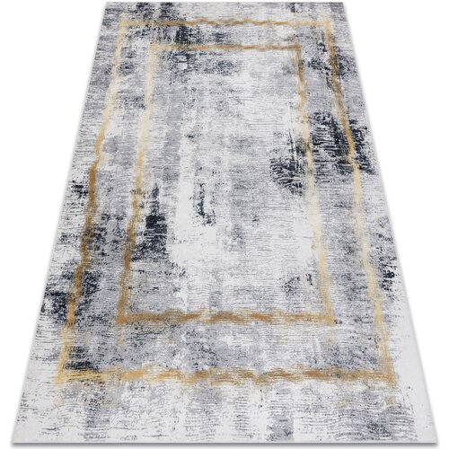 RugsX Preproge ANDRE 1065 pralna preproga Okvir vintage protizdrs 160x220 cm Siva Cene