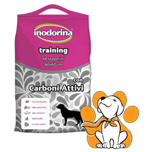 Inodorina training Pads Carbon, Prostirke Za Štence 60x60cm, 40 kom Cene