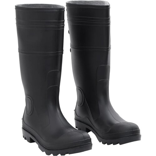 VidaXL Čizme za ki&amp;scaron;u crne veličina 41 PVC Slike