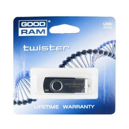 Goodram USB KLJUČ 8GB za shranjevanje podatkov črno srebrn Slike
