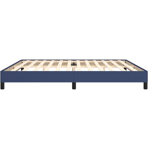  Okvir za krevet bez madraca plavi 200x200 cm od tkanine Slike