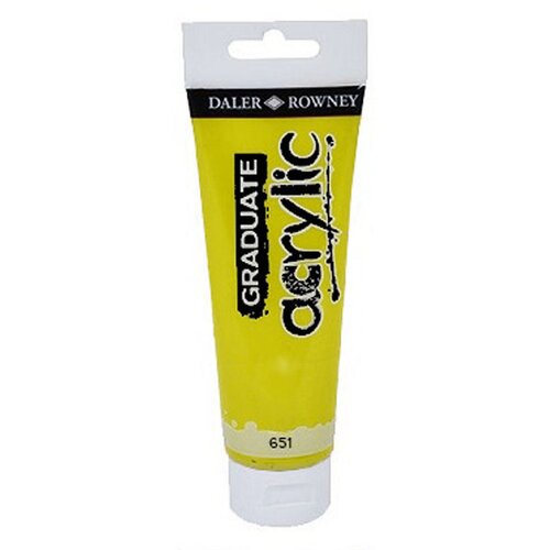 DALER ROWNEY akrilna boja   GRADUATE 120 ml | 651 Lemon yellow Cene