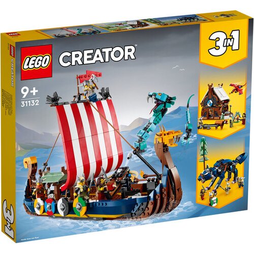 Lego &amp;reg; creator vikin&amp;scaron;ka ladja in kača iz midgarda 31132 Slike