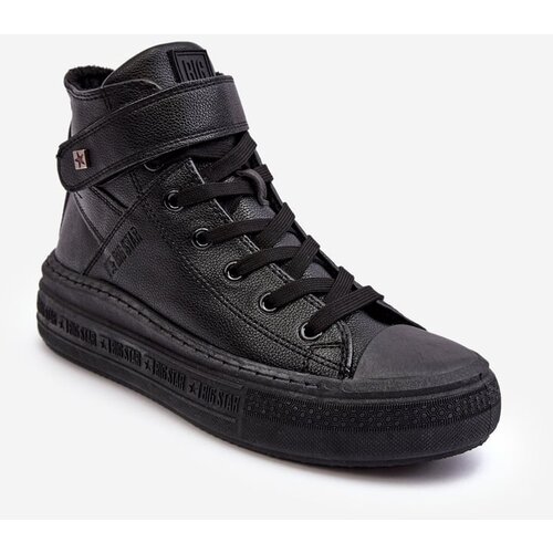 Big Star Women&amp;#039;s insulated sneakers on the Black MM274008 platform Slike