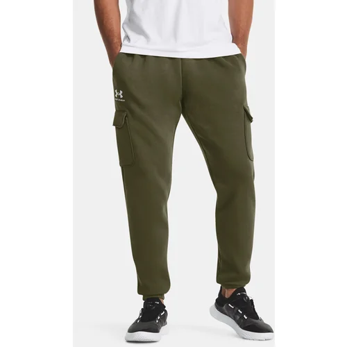 Under Armour Track Pants UA Essential Flc Cargo Pant-GRN - Men's