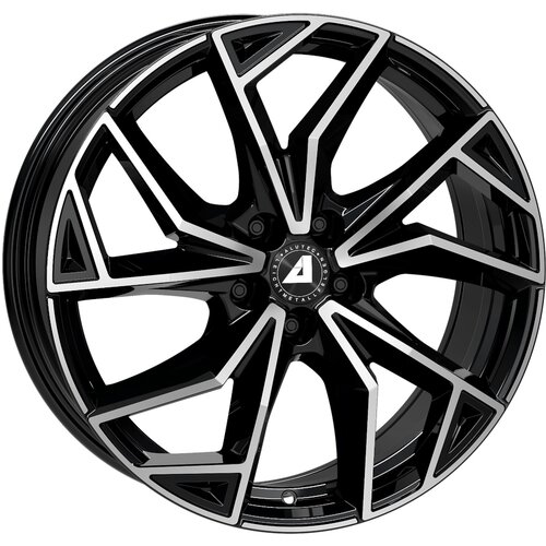 Alutec A17 5x112 ET40 7,0x17 ADX.02 črna spredaj polirana 57,1 (Aiways U5, Audi, Ford Tourneo/Transi Slike