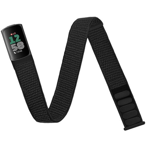 INF Udoben najlonski pašček za Fitbit Charge 5/6 Black, (5000079387) Cene