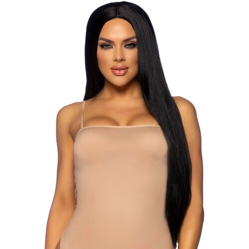 Leg Avenue Long Straight Center Part Wig 84cm Black Cijene