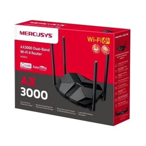 Mercusys MR85X AX3000 Dual-Band Wi-Fi 6 Router Cijene