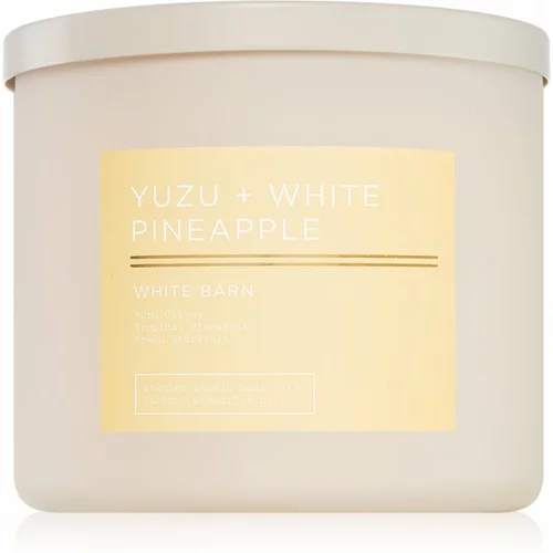 Bath & Body Works Yuzu + White Pineapple mirisna svijeća 411 g