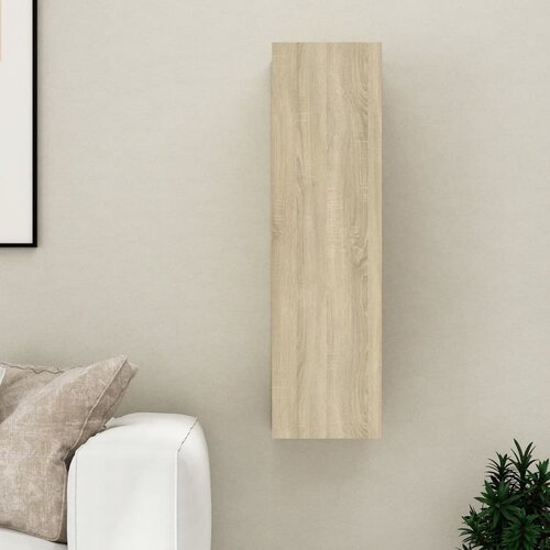 VidaXL TV omarica sonoma hrast 30,5x30x110 cm iverna plo&amp;scaron;ča Slike