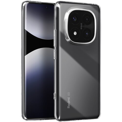 Avizar Ohi&scaron;je za Xiaomi Redmi Note 14 Pro in 14 Pro Plus Silikonsko ohi&scaron;je Obris, Prozorno, (5000011030) Cene