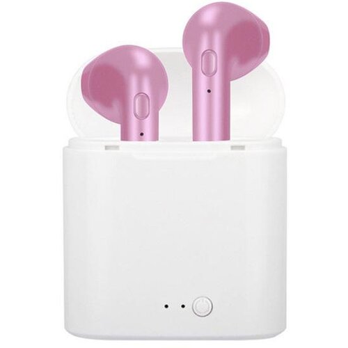 Bluetooth slusalice Airpods i7s TWS roze HQ Cene