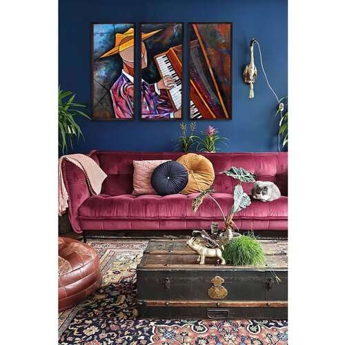 WALLXPERT Artsmdfdkset7 Višenamenska Dekorativna Okvirna MDF Slika (3 Komada) Cene