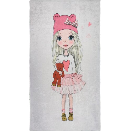 Vitaus Periv dječji tepih 100x160 cm Cute Girl and the Bear – Cijene