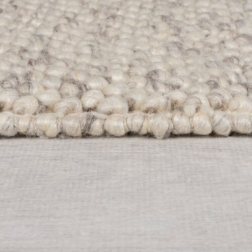 Flair Rugs Krem ručno rađen tepih od mje&amp;scaron;avine vune 160x230 cm Minerals Border &amp;ndash; Slike