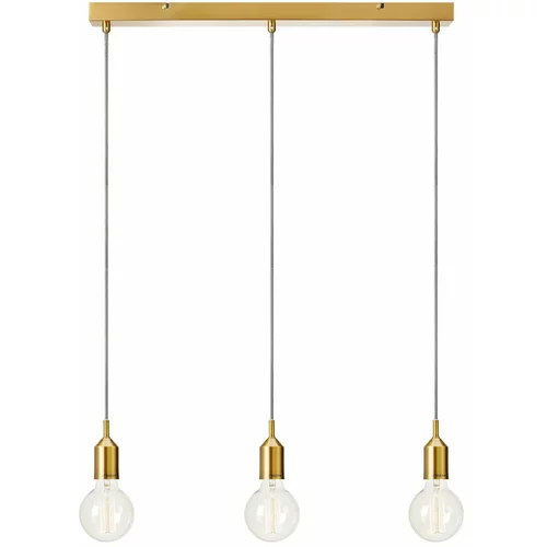 Markslöjd viseća svjetiljka s tri kraka u zlatnoj boji Bronx