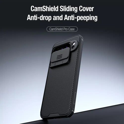 Nillkin CamShield Pro etui za Google Pixel 9 Pro XL - črn Slike