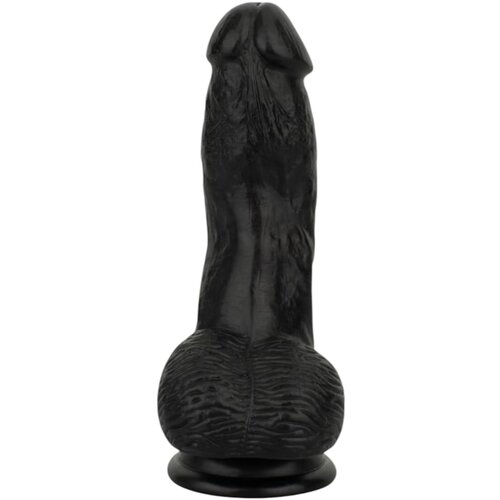 EasyToys - Dildo Collection Dildo s testisima - 12 cm, crni Slike