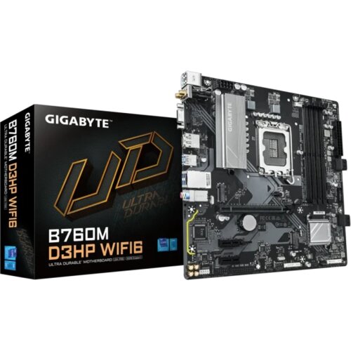 Gigabyte Maticna ploca 1700 B760M D3HP WIFI6 DDR5 VGA/HDMI/DP/M.2 Slike