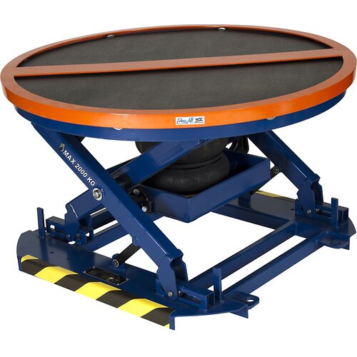 Edmolift Samodejna dvižna miza z vrtljivo ploščo, vrtljiva plošča s Ø 1110 mm, nosilnost 150 - 2000 kg Cene