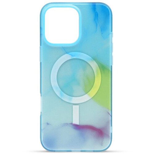  Futrola Mikalen Magsafe Glow za Iphone 16 Pro Max DZ2, Svetloplava Cene