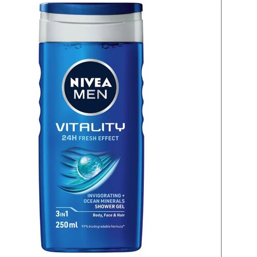 Nivea men gel za tuširanje vitality fresh 250 ml Cene