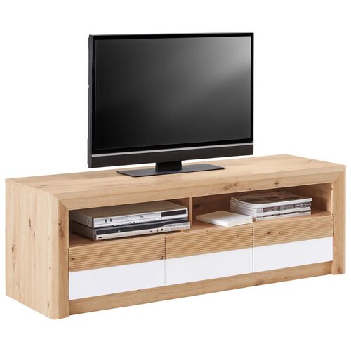 Zandiara tv-element kashmir new, barva hrasta, bela Slike