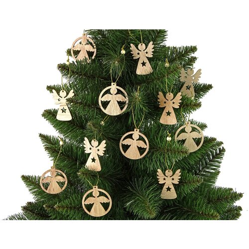 Christmas Wooden Angel Bomb Tree Ornament Cijene