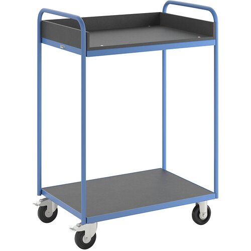 eurokraft pro Delovna miza MOBIL, nosilnost 250 kg, 2 nivoja, DxŠxV 912 x 608 x 1287 mm Cene