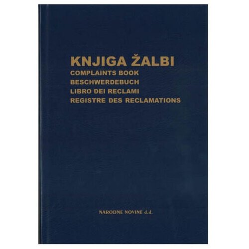 NARODNE NOVINE-UT XII-50 KNJIGA ŽALBI; Knjiga 3 x 50 listova, 22 x 30 cm Cijene