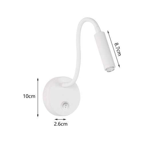  Brilagi - LED prigu&amp;scaron;iva fleksibilna zidna lampa MAYA 1xG9/4W/230V bela Slike