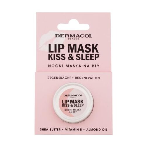 Dermacol Lip Mask Kiss & Sleep nočna obnovitvena maska za ustnice 12 g Cene
