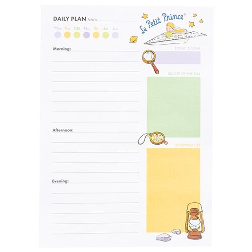 Grupo Erik Editores S. L. The Little Prince - Stoni planer - The Little Prince, Day To Page Cene