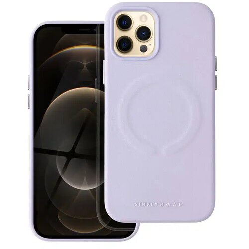 Roar kožna Mag Case maska kompatibilna s MagSafeom &ndash; za iPhone 12 Pro ljubičasta Cijene