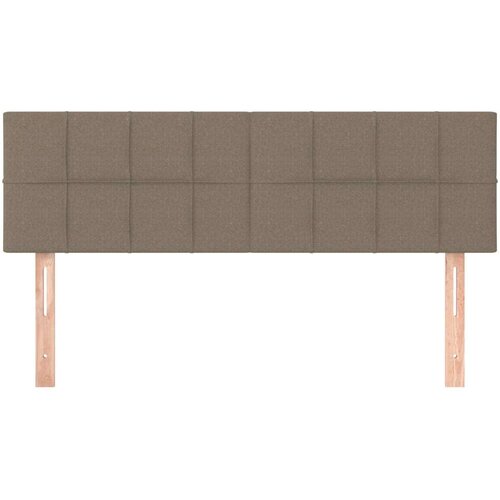  Uzglavlja 2 kom smeđesiva 72 x 5 x 78/88 cm od tkanine Slike