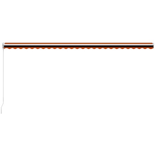 Tenda na ručno uvlačenje 600 x 300 cm narančasto-smeđa Slike