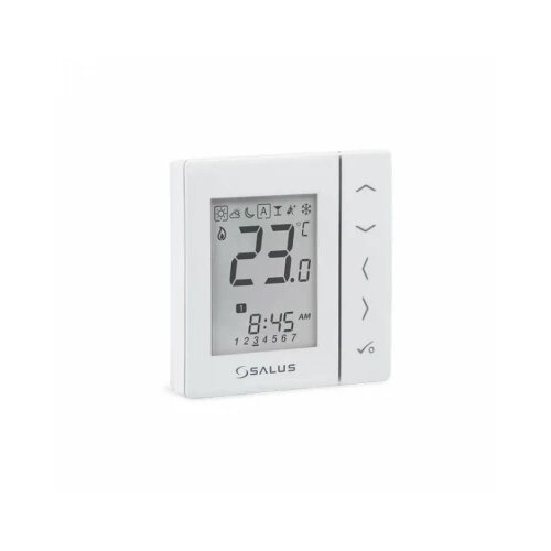 Salus digitalni programski sobni termostat (ugradni, zicano napajan - 230V - beli) VS30W Cene