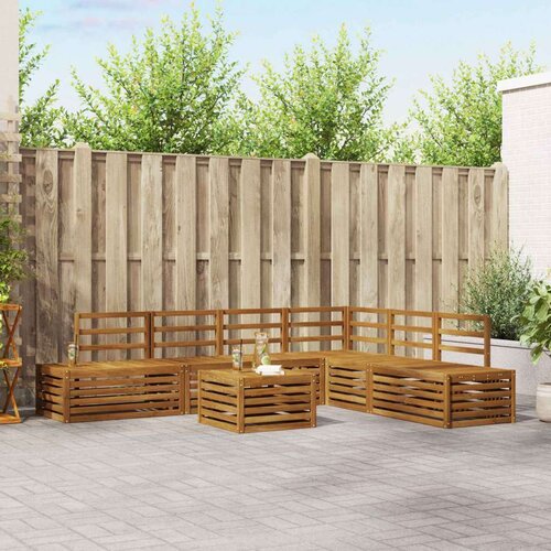  Set vanjskih sofa 7 Komad Prirodna Čvrsto drvo akacije Cene