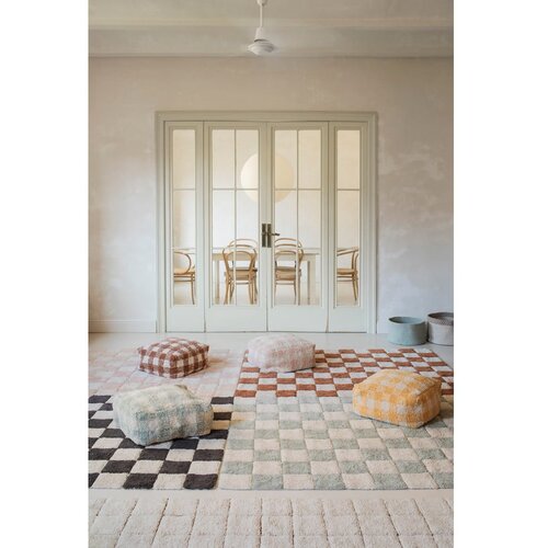 Lorena Canals Svijetlo plavi/krem periv/ručno rađen pamučan tepih 120x160 cm Kitchen Tiles Blue Sage &amp;ndash; Slike